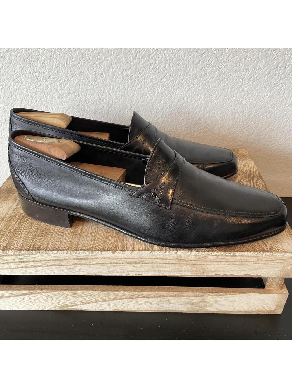 Vintage Bally of Switzerland Laurence Style Handcrafted Slip-On Loafer SZ 11 M